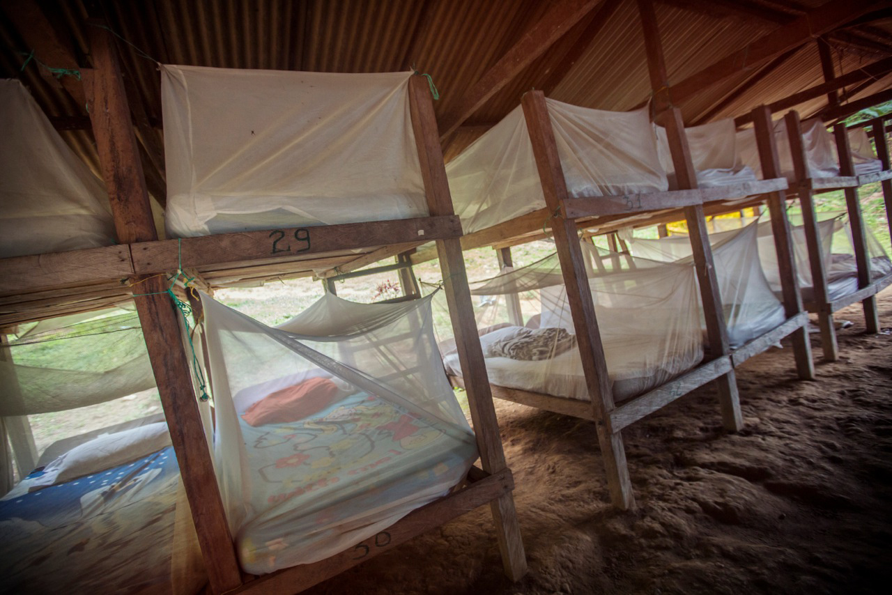 I started looking forward to reaching these bunk beds each day.