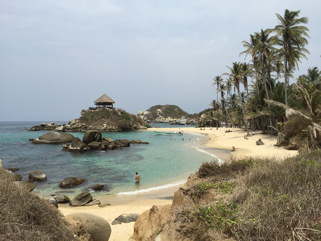 Cabo San Juan beach, a beautiful reward after our hike.