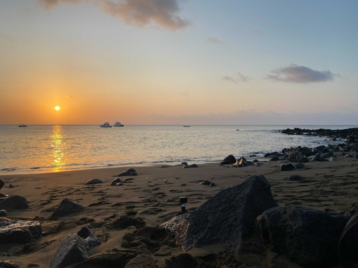 never a bad time of day on the beaches of Floreana Island